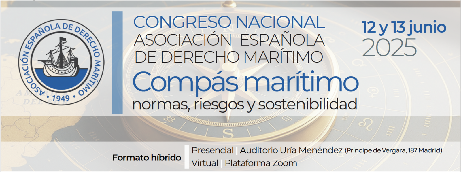 Congreso Nacional 2025 - Compás marítimo: normas, riesgos y sostenibilidad